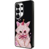image:imageCASETiFY for Galaxy S25 Case  Impact  82 ft 4x Military Grade Drop Protection  Chrome Doodles  BlackCLOWN KITTY
