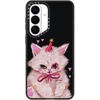 image:imageCASETiFY for Galaxy S25 Case  Impact  82 ft 4x Military Grade Drop Protection  Chrome Doodles  BlackCLOWN KITTY