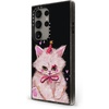 image:imageCASETiFY for Galaxy S25 Case  Impact  82 ft 4x Military Grade Drop Protection  Chrome Doodles  BlackCLOWN KITTY
