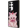 image:imageCASETiFY for Galaxy S25 Case  Impact  82 ft 4x Military Grade Drop Protection  Chrome Doodles  BlackCLOWN KITTY