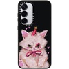 image:imageCASETiFY for Galaxy S25 Case  Impact  82 ft 4x Military Grade Drop Protection  Chrome Doodles  BlackCLOWN KITTY