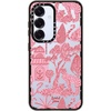 image:imageCASETiFY for Galaxy S25 Case  Impact  82 ft 4x Military Grade Drop Protection  Chrome Doodles  BlackCheetah Paradise Pink