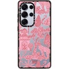 image:imageCASETiFY for Galaxy S25 Case  Impact  82 ft 4x Military Grade Drop Protection  Chrome Doodles  BlackCheetah Paradise Pink