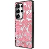 image:imageCASETiFY for Galaxy S25 Case  Impact  82 ft 4x Military Grade Drop Protection  Chrome Doodles  BlackCheetah Paradise Pink