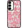 image:imageCASETiFY for Galaxy S25 Case  Impact  82 ft 4x Military Grade Drop Protection  Chrome Doodles  BlackCheetah Paradise Pink