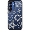 image:imageCASETiFY for Galaxy S25 Case  Impact  82 ft 4x Military Grade Drop Protection  Chrome Doodles  BlackChrome Doodles