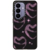 image:imageCASETiFY for Galaxy S25 Case  Impact  82 ft 4x Military Grade Drop Protection  Chrome Doodles  BlackDreamy Heart