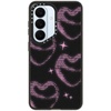 image:imageCASETiFY for Galaxy S25 Case  Impact  82 ft 4x Military Grade Drop Protection  Chrome Doodles  BlackDreamy Heart