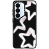 image:imageCASETiFY for Galaxy S25 Case  Impact  82 ft 4x Military Grade Drop Protection  Chrome Doodles  BlackDreamy Star
