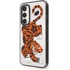 image:imageCASETiFY for Galaxy S25 Case  Impact  82 ft 4x Military Grade Drop Protection  Chrome Doodles  BlackFierce Tiger