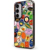 image:imageCASETiFY for Galaxy S25 Case  Impact  82 ft 4x Military Grade Drop Protection  Chrome Doodles  BlackFruit Stickers