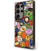 image:imageCASETiFY for Galaxy S25 Case  Impact  82 ft 4x Military Grade Drop Protection  Chrome Doodles  BlackFruit Stickers