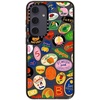 image:imageCASETiFY for Galaxy S25 Case  Impact  82 ft 4x Military Grade Drop Protection  Chrome Doodles  BlackFruit Stickers