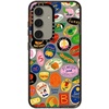 image:imageCASETiFY for Galaxy S25 Case  Impact  82 ft 4x Military Grade Drop Protection  Chrome Doodles  BlackFruit Stickers
