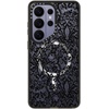 image:imageCASETiFY for Galaxy S25 Case  Impact  82 ft 4x Military Grade Drop Protection  Chrome Doodles  BlackLace Pattern