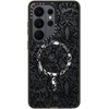 image:imageCASETiFY for Galaxy S25 Case  Impact  82 ft 4x Military Grade Drop Protection  Chrome Doodles  BlackLace Pattern