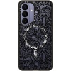 image:imageCASETiFY for Galaxy S25 Case  Impact  82 ft 4x Military Grade Drop Protection  Chrome Doodles  BlackLace Pattern