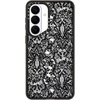 image:imageCASETiFY for Galaxy S25 Case  Impact  82 ft 4x Military Grade Drop Protection  Chrome Doodles  BlackLace Pattern