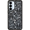 image:imageCASETiFY for Galaxy S25 Case  Impact  82 ft 4x Military Grade Drop Protection  Chrome Doodles  BlackLace Pattern