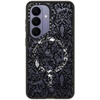 image:imageCASETiFY for Galaxy S25 Case  Impact  82 ft 4x Military Grade Drop Protection  Chrome Doodles  BlackLace Pattern