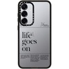 image:imageCASETiFY for Galaxy S25 Case  Impact  82 ft 4x Military Grade Drop Protection  Chrome Doodles  BlackLife Goes On
