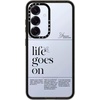image:imageCASETiFY for Galaxy S25 Case  Impact  82 ft 4x Military Grade Drop Protection  Chrome Doodles  BlackLife Goes On