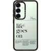image:imageCASETiFY for Galaxy S25 Case  Impact  82 ft 4x Military Grade Drop Protection  Chrome Doodles  BlackLife Goes On