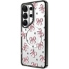 image:imageCASETiFY for Galaxy S25 Case  Impact  82 ft 4x Military Grade Drop Protection  Chrome Doodles  BlackMetallic Pink Ribbon