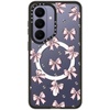 image:imageCASETiFY for Galaxy S25 Case  Impact  82 ft 4x Military Grade Drop Protection  Chrome Doodles  BlackMetallic Pink Ribbon
