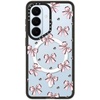 image:imageCASETiFY for Galaxy S25 Case  Impact  82 ft 4x Military Grade Drop Protection  Chrome Doodles  BlackMetallic Pink Ribbon