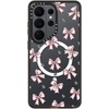 image:imageCASETiFY for Galaxy S25 Case  Impact  82 ft 4x Military Grade Drop Protection  Chrome Doodles  BlackMetallic Pink Ribbon