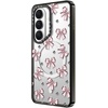 image:imageCASETiFY for Galaxy S25 Case  Impact  82 ft 4x Military Grade Drop Protection  Chrome Doodles  BlackMetallic Pink Ribbon