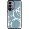 image:imageCASETiFY for Galaxy S25 Case  Impact  82 ft 4x Military Grade Drop Protection  Chrome Doodles  BlackMolecular Bubblesblue