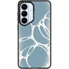 image:imageCASETiFY for Galaxy S25 Case  Impact  82 ft 4x Military Grade Drop Protection  Chrome Doodles  BlackMolecular Bubblesblue