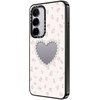 image:imageCASETiFY for Galaxy S25 Case  Impact  82 ft 4x Military Grade Drop Protection  Chrome Doodles  BlackPearly Heart