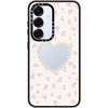 image:imageCASETiFY for Galaxy S25 Case  Impact  82 ft 4x Military Grade Drop Protection  Chrome Doodles  BlackPearly Heart
