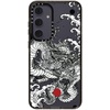 image:imageCASETiFY for Galaxy S25 Case  Impact  82 ft 4x Military Grade Drop Protection  Chrome Doodles  BlackPower Dragon