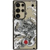 image:imageCASETiFY for Galaxy S25 Case  Impact  82 ft 4x Military Grade Drop Protection  Chrome Doodles  BlackPower Dragon