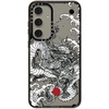 image:imageCASETiFY for Galaxy S25 Case  Impact  82 ft 4x Military Grade Drop Protection  Chrome Doodles  BlackPower Dragon