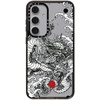 image:imageCASETiFY for Galaxy S25 Case  Impact  82 ft 4x Military Grade Drop Protection  Chrome Doodles  BlackPower Dragon