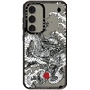 image:imageCASETiFY for Galaxy S25 Case  Impact  82 ft 4x Military Grade Drop Protection  Chrome Doodles  BlackPower Dragon