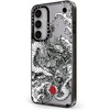 image:imageCASETiFY for Galaxy S25 Case  Impact  82 ft 4x Military Grade Drop Protection  Chrome Doodles  BlackPower Dragon