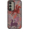 image:imageCASETiFY for Galaxy S25 Case  Impact  82 ft 4x Military Grade Drop Protection  Chrome Doodles  BlackRed Dragon Mythical Magic
