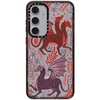 image:imageCASETiFY for Galaxy S25 Case  Impact  82 ft 4x Military Grade Drop Protection  Chrome Doodles  BlackRed Dragon Mythical Magic
