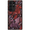 image:imageCASETiFY for Galaxy S25 Case  Impact  82 ft 4x Military Grade Drop Protection  Chrome Doodles  BlackRed Dragon Mythical Magic