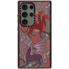 image:imageCASETiFY for Galaxy S25 Case  Impact  82 ft 4x Military Grade Drop Protection  Chrome Doodles  BlackRed Dragon Mythical Magic