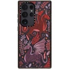 image:imageCASETiFY for Galaxy S25 Case  Impact  82 ft 4x Military Grade Drop Protection  Chrome Doodles  BlackRed Dragon Mythical Magic