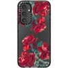 image:imageCASETiFY for Galaxy S25 Case  Impact  82 ft 4x Military Grade Drop Protection  Chrome Doodles  BlackRed Roses Transparent