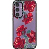 image:imageCASETiFY for Galaxy S25 Case  Impact  82 ft 4x Military Grade Drop Protection  Chrome Doodles  BlackRed Roses Transparent