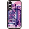 image:imageCASETiFY for Galaxy S25 Case  Impact  82 ft 4x Military Grade Drop Protection  Chrome Doodles  BlackRetro Vending Machine